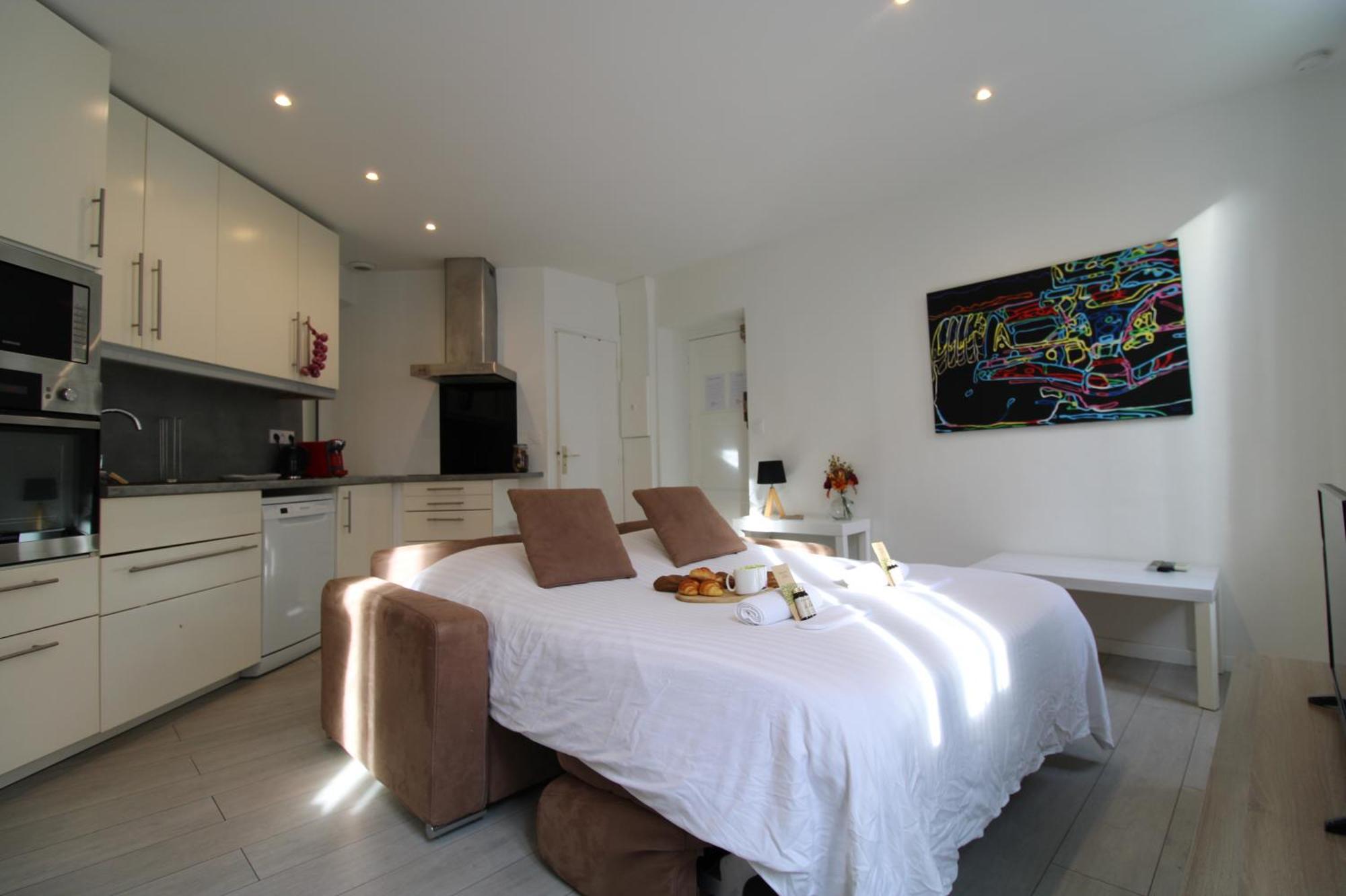 Le Clemenceau By Apirent #Cosy #200M Des Plages #Wifi Cannes Dış mekan fotoğraf